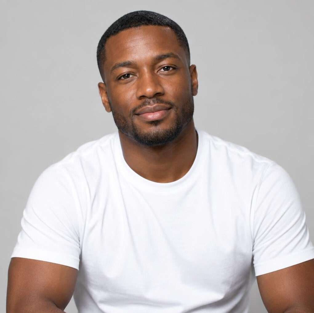 Portrait of a Black Canadian man photographer smiling